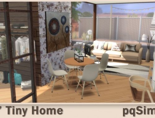 A-frame Tiny Home at pqSims4