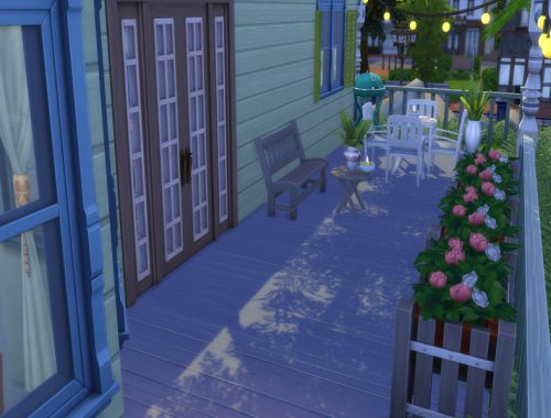 A rural house in the mountains