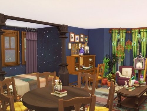 A Witch’s Tiny House Using the Pufferhead Stuff at GravySims
