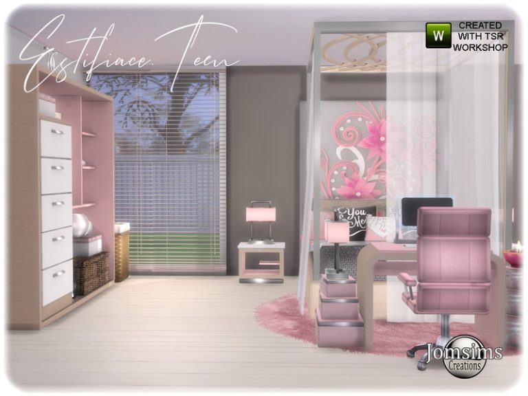 Estifiace TEEN bedroom - The Sims 4 Catalog