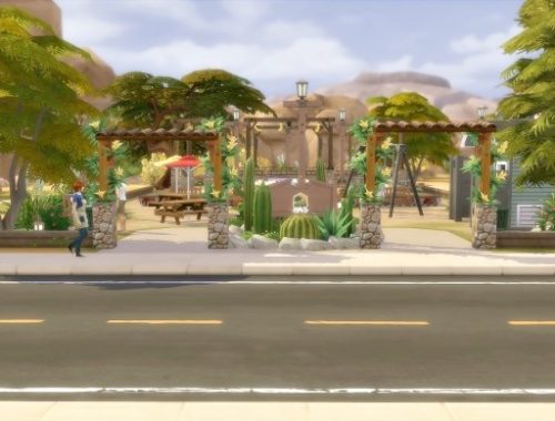 Suburban Park Oasis Springs at Via Sims