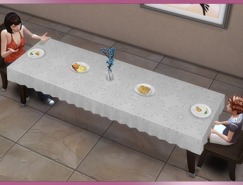 Tablecloth 3×1 by Cappu at Blacky’s Sims Zoo
