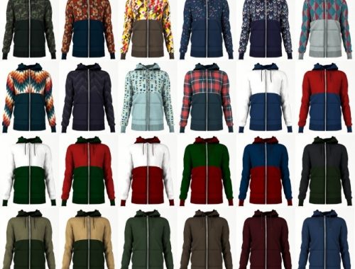 Zip up hoodie at LazyEyelids