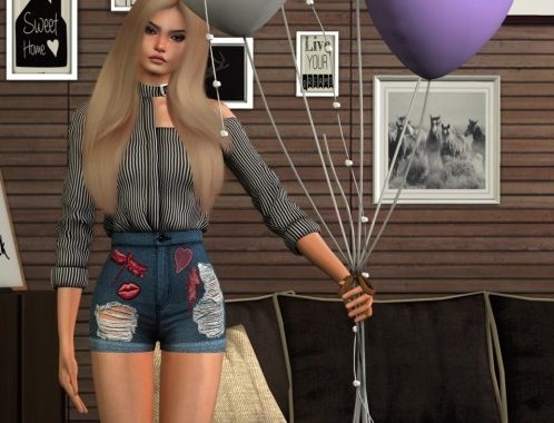 Pose Pack with Balloons at Astya96
