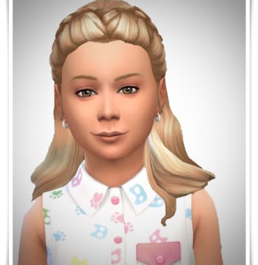 Girls Braided Forehead Hair