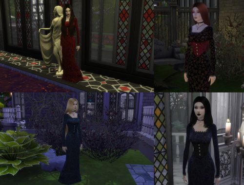 Elegant Vampire Dress