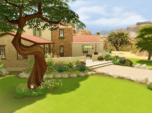 Suburban House 50 Oasis Springs at Via Sims