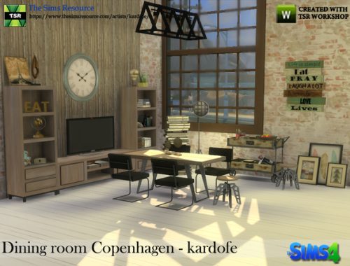 Dining room Copenhagen by kardofe
