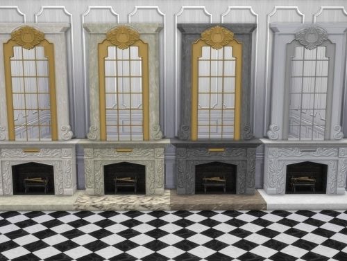 Dark Lux Fireplace – Tall Version by TheJim07
