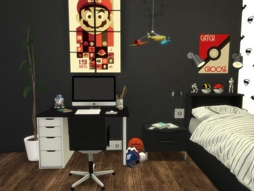 BOYS BEDROOM Family House at MODELSIMS4
