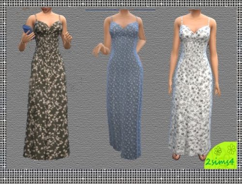 Everyday floral dresses 6 recolors by lurania