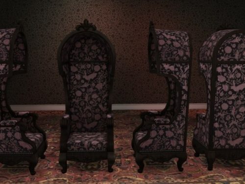 Enveloped In Texture Porter Canopy Chair at Braces