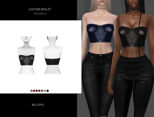 Leather Bralet