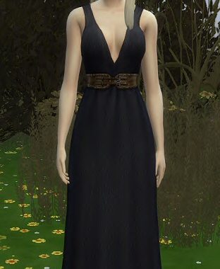 Long dress by Meryane at Blacky’s Sims Zoo