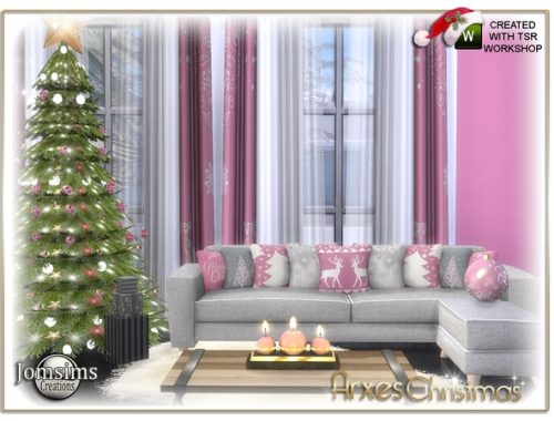 Arxes christmas living room by jomsims