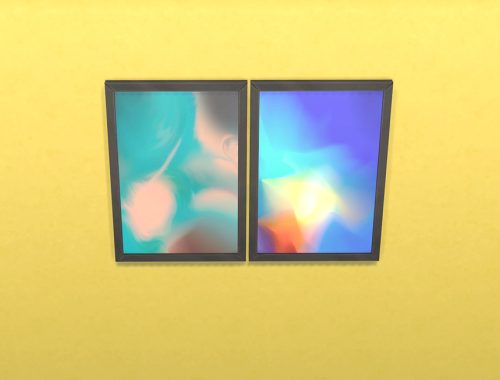 Abstract Blues N Greens