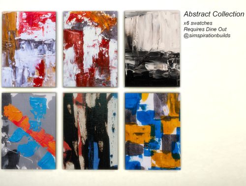 Abstract Canvas Collection - DINE OUT Required