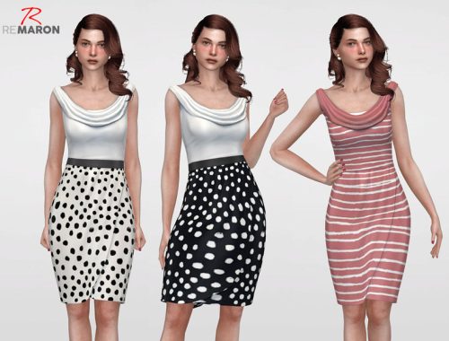 Abstract Dress for Women