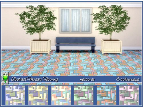 Abstract Mosaic Tile Flooring_marcorse