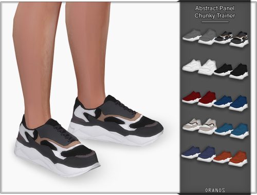 Abstract Panel Chunky Trainer (Male)