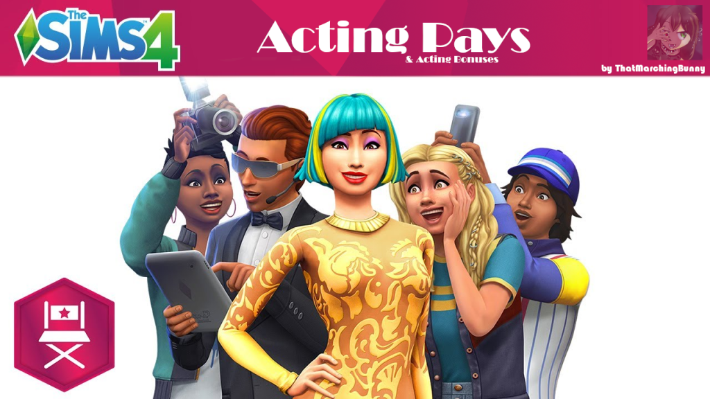 acting pays sims 4