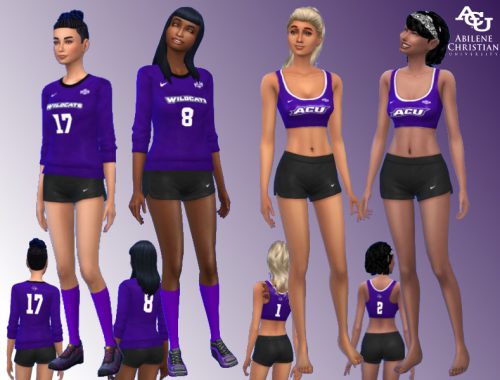 ACU volleyball/beach volleyball outfits
