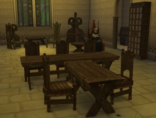 Skyrim Monastic library at Mara45123