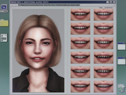 Teeth Downloads The Sims 4 Catalog