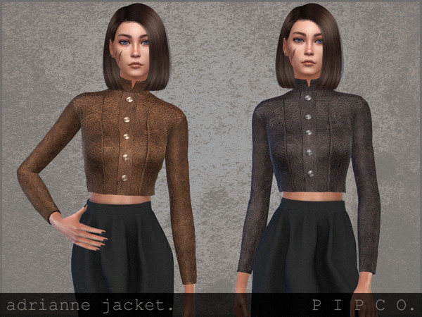 adrianne jacket. - The Sims 4 Catalog