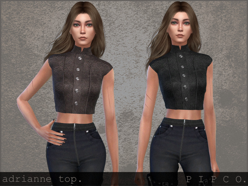 adrianne top. - The Sims 4 Catalog