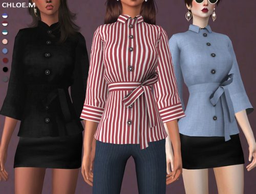 Blouse with Bowknot by ChloeMMM