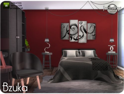 Bzuka bedroom by jomsims