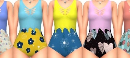 Annabelle swimsuits at Annett’s Sims 4 Welt