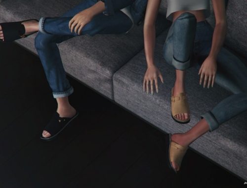 Single strap sandal at MMSIMS