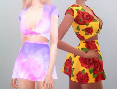 AF July Top & Skirt Set at MMSIMS