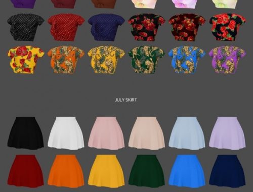 AF July Top & Skirt Set at MMSIMS