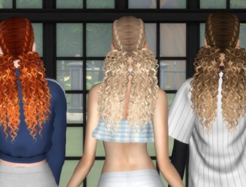 LeahLillith Lala Hair RECOLOR at REDHEADSIMS