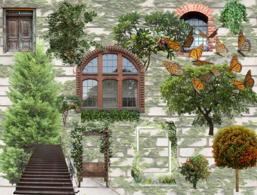 D720 Wall Decals set