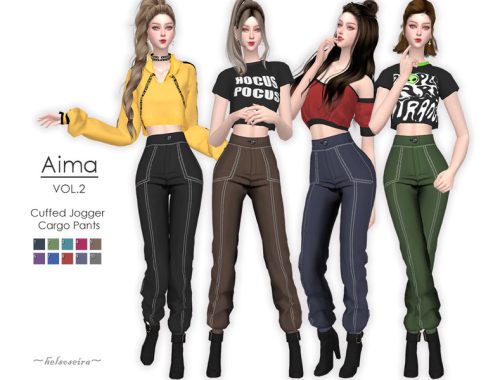 AIMA - V.2 - Cuffed Cargo Pants