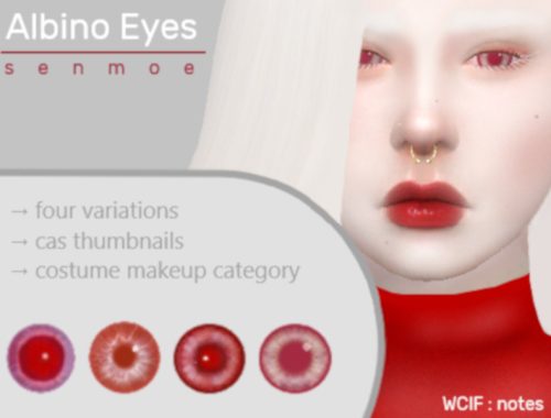 Albino inspired Eyes