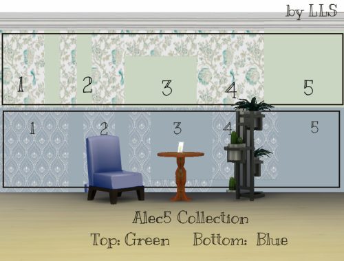 Alec5 Collection Green and Blue