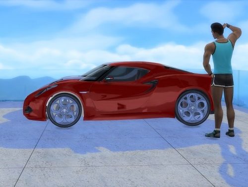 Alfa Romeo 4C Concept at LorySims