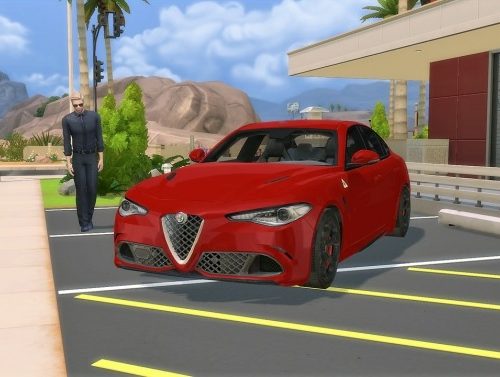 Alfa Romeo Giulia Quadrifoglio at LorySims
