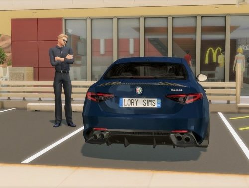 Alfa Romeo Giulia Quadrifoglio at LorySims