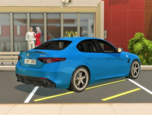 Alfa Romeo Giulia Quadrifoglio at LorySims