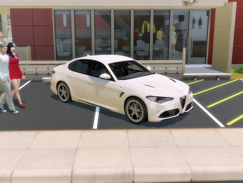 Alfa Romeo Giulia Quadrifoglio at LorySims