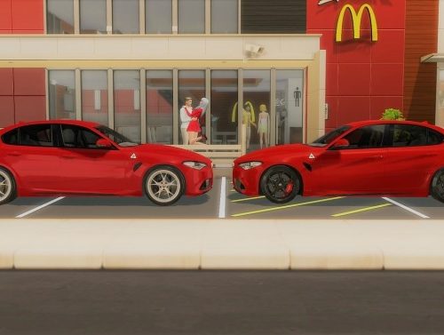 Alfa Romeo Giulia Quadrifoglio at LorySims