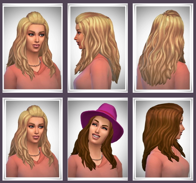 Alice Half Up Hair At Birksches Sims Blog The Sims 4 Catalog