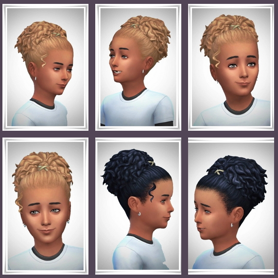 Little Alice Updo Curls Hair At Birksches Sims Blog S