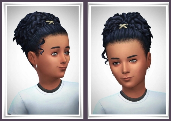 Alice UpDo Curls hair at Birksches Sims Blog - The Sims 4 Catalog